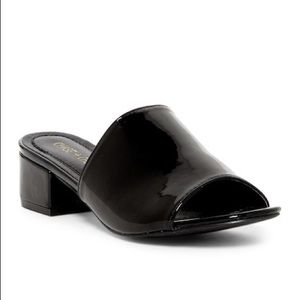 Chase + Chloe chuck open toe mule